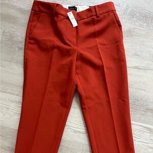 New Talbots burnt orange rust color  Ankle Pants.. NWT 6P career slacks